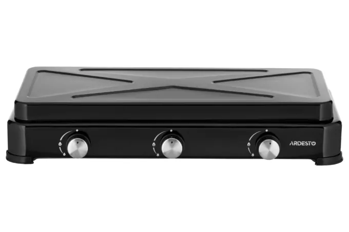 Плитка настільна Ardesto газова, тип газу LPG, конфорок – 3, чорний