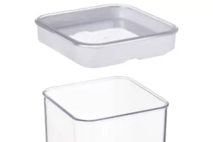 Набір контейнерів для зберігання продуктів Ardesto Fresh, 3шт, пластик, білий