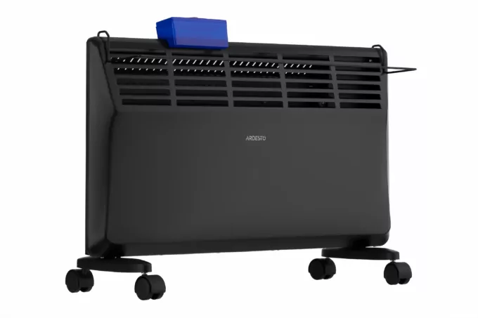 Convector ARDESTO, 20m2, 2000w, mechanical control, open heating element, drying, black