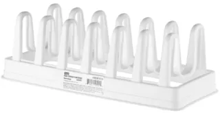 Підставка Ardesto для кришок, 35х15.2х11.7см, пластик, білий