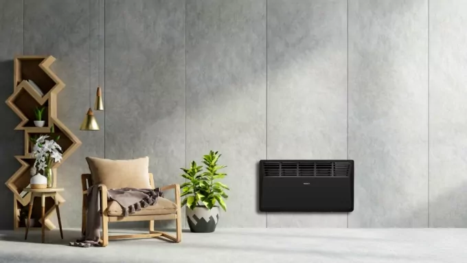 Convector ARDESTO, 20m2, 2000w, mechanical control, open heating element, drying, black