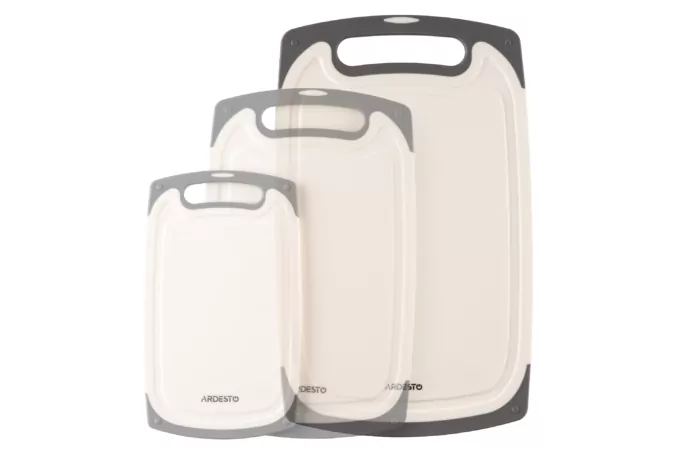 Доска кухонная ARDESTO Gemini, 40х24.5х0.9см, пластик, белый