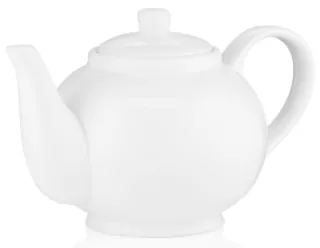 Ardesto Tea pot Imola, 450ml, porcelain, white
