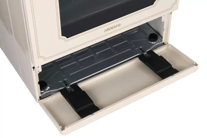 Плита ARDESTO комбі Line-R, 53л, 60×60см, конвекція, чавун, підсвічування, форсунки LPG (підключення газового балона), бежевий