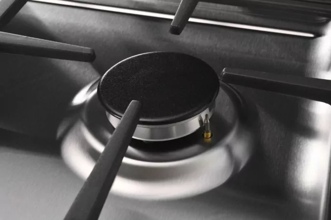 Cooker ARDESTO combined Elegance, 66L, 60x60cm, convection, cast-iron, lamp, LPG conversion set (gas cylinder connection), wire rack system, black