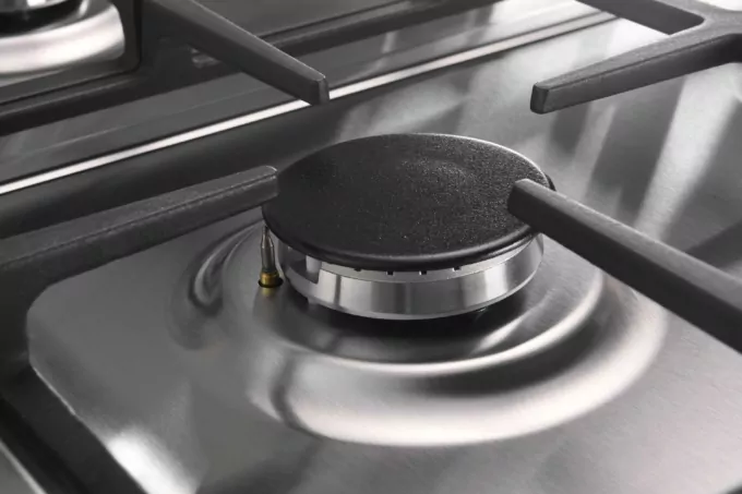 Cooker ARDESTO combined Elegance, 66L, 60x60cm, convection, cast-iron, lamp, LPG conversion set (gas cylinder connection), wire rack system, black