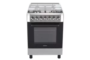 Плита ARDESTO комби Elegance, 66л, 60×60см, конвекция, чугун, подсветка, форсунки LPG (подключение газового баллона), нерж