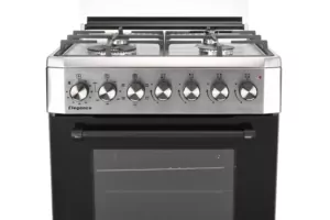 Плита ARDESTO комби Elegance, 66л, 60×60см, конвекция, чугун, подсветка, форсунки LPG (подключение газового баллона), нерж