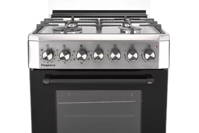 Плита ARDESTO комби Elegance, 66л, 60×60см, конвекция, чугун, подсветка, форсунки LPG (подключение газового баллона), нерж