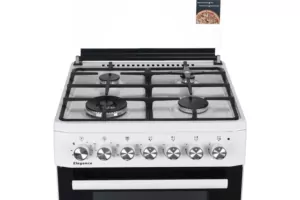 Плита ARDESTO комби Elegance, 66л, 60×60см, конвекция, чугун, подсветка, форсунки LPG (подключение газового баллона), белый