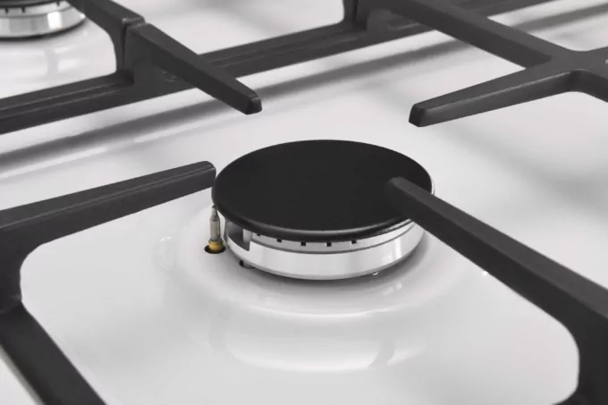 Плита ARDESTO комби Elegance, 66л, 60×60см, конвекция, чугун, подсветка, форсунки LPG (подключение газового баллона), белый