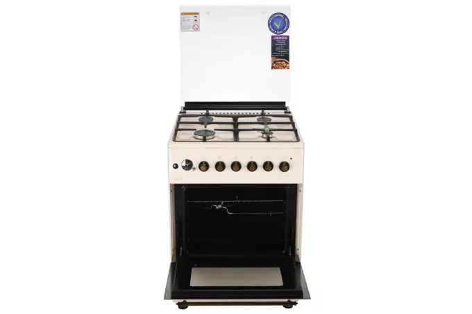 Плита ARDESTO комби Line-R, 53л, 60×60см, конвекция, чугун, подсветка, форсунки LPG (подключение газового баллона), кремовый