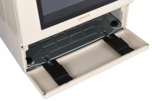 Плита ARDESTO комби Line-R, 53л, 60×60см, конвекция, чугун, подсветка, форсунки LPG (подключение газового баллона), кремовый