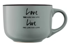 ARDESTO Чашка Way of life, 550 мл, синя, кераміка