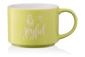 Чашка ARDESTO Be joyful, 330 мл, желтая, AR3472Y