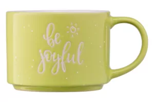 Чашка ARDESTO Be joyful, 330 мл, желтая, AR3472Y