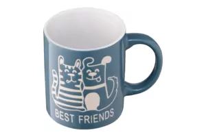 Mug ARDESTO Best friends, 330 ml, blue, AR3471BL