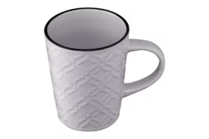 Mug ARDESTO Relief, 320 ml, gray, AR3474GR