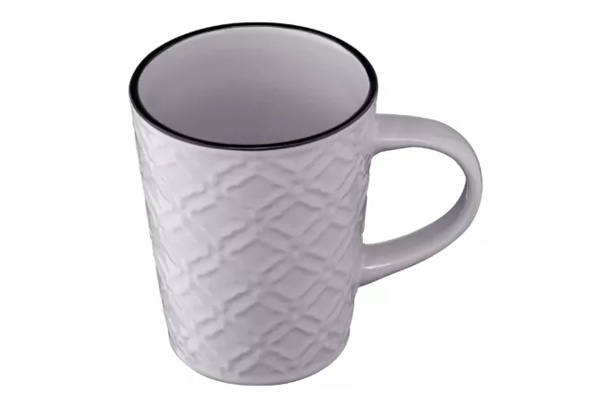 Mug ARDESTO Relief, 320 ml, gray, AR3474GR