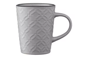 Mug ARDESTO Relief, 320 ml, gray, AR3474GR