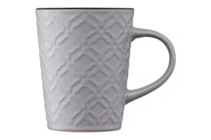 Mug ARDESTO Relief, 320 ml, gray, AR3474GR
