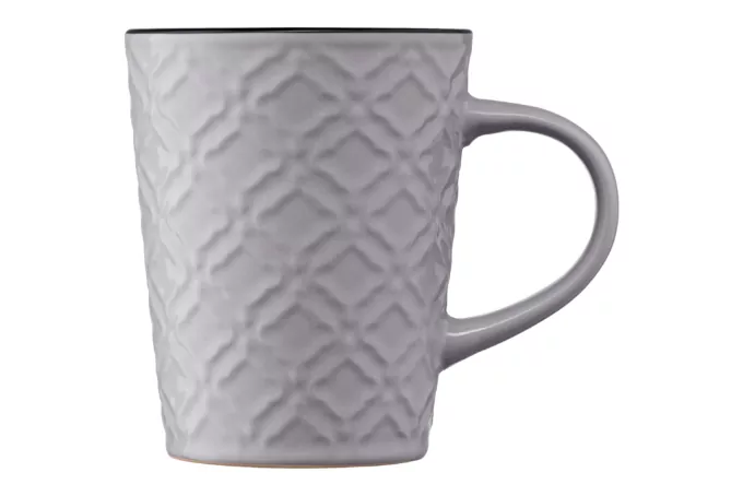 Mug ARDESTO Relief, 320 ml, gray, AR3474GR