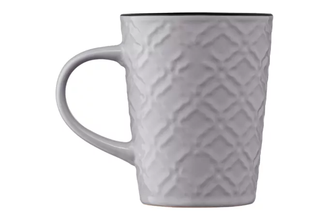Mug ARDESTO Relief, 320 ml, gray, AR3474GR