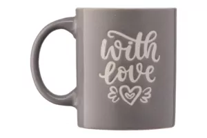 Чашка ARDESTO With love, 330 мл, серая, AR3470GR