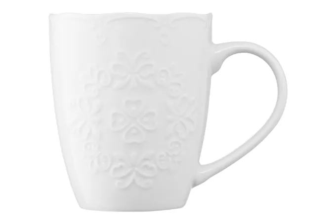 Mug ARDESTO Barocco, 330 ml, white, AR3458W
