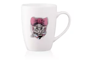 Ardesto Mug  Charm, 320ml, new bone china, white