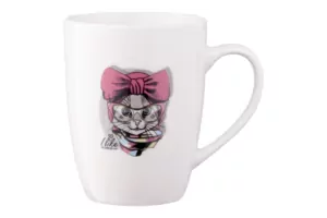 Ardesto Mug  Charm, 320ml, new bone china, white