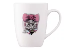 Ardesto Mug  Charm, 320ml, new bone china, white
