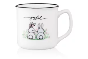 Чашка Ardesto Joyful, 320мл, фарфор, белый