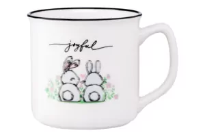 Чашка Ardesto Joyful, 320мл, фарфор, белый