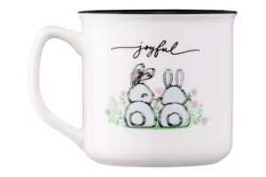 Чашка Ardesto Joyful, 320мл, фарфор, белый