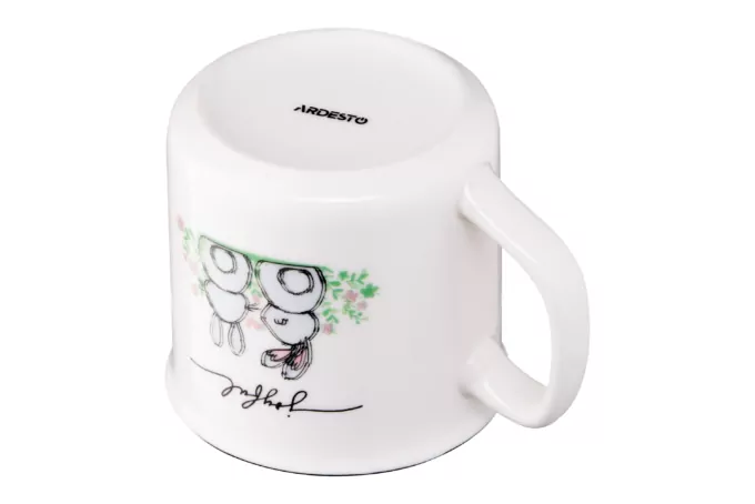 Чашка Ardesto Joyful, 320мл, фарфор, белый