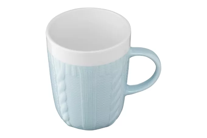 Mug ARDESTO Кnitti, 330 ml, light blue, AR3457BL