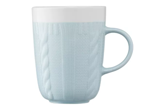 Mug ARDESTO Кnitti, 330 ml, light blue, AR3457BL