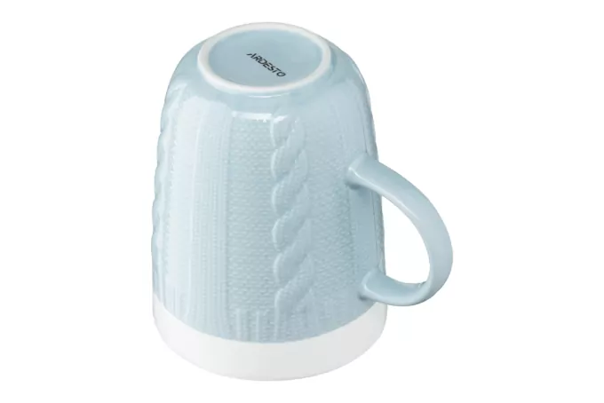 Mug ARDESTO Кnitti, 330 ml, light blue, AR3457BL