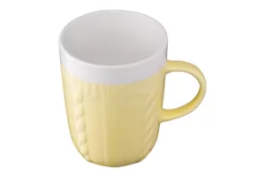 Mug ARDESTO Кnitti, 330 ml, yellow, AR3457Y