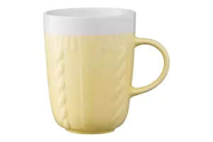 Mug ARDESTO Кnitti, 330 ml, yellow, AR3457Y