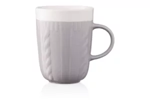 Чашка ARDESTO Кnitti, 330 мл, серая, AR3457GR