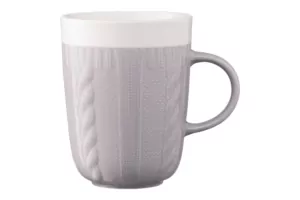 Чашка ARDESTO Кnitti, 330 мл, серая, AR3457GR