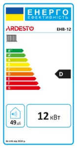 Котёл электро Ardesto 12кВт 380V одноконтурный