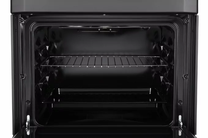 Cooker ARDESTO combined 2 gas + 2 electrical, 58L, 60x60cm, lamp, LPG conversion set (gas cylinder connection), black