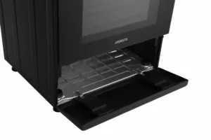 Cooker ARDESTO combined 2 gas + 2 electrical, 58L, 60x60cm, lamp, LPG conversion set (gas cylinder connection), black