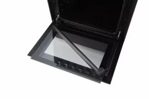 Cooker ARDESTO combined 2 gas + 2 electrical, 58L, 60x60cm, lamp, LPG conversion set (gas cylinder connection), black