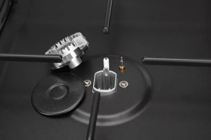 Cooker ARDESTO combined 2 gas + 2 electrical, 58L, 60x60cm, lamp, LPG conversion set (gas cylinder connection), black