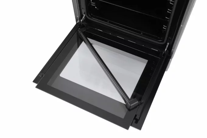 Cooker ARDESTO combined Elegance, 66L, 60x60cm, convection, cast-iron, lamp, LPG conversion set (gas cylinder connection), wire rack system, grey