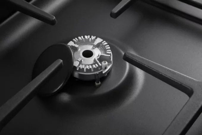 Cooker ARDESTO combined Elegance, 66L, 60x60cm, convection, cast-iron, lamp, LPG conversion set (gas cylinder connection), wire rack system, grey